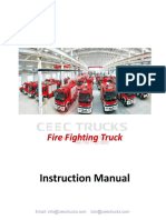 Isuzu 3CBM Fire Truck Manual