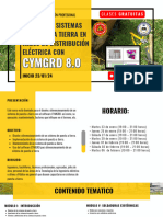 BROCHURE Estudio de Sistemas de Puesta A Tierra en Redes de Distribución Eléctrica Con CYMGRD