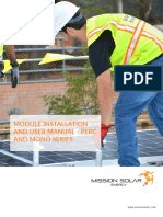 Mission Solar Module Installation and User Manual