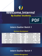 Welcome Interns!