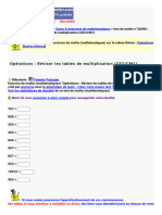 OpérationsRéviserlestablesdemultiplication (CE2 CM1) 1708248409918