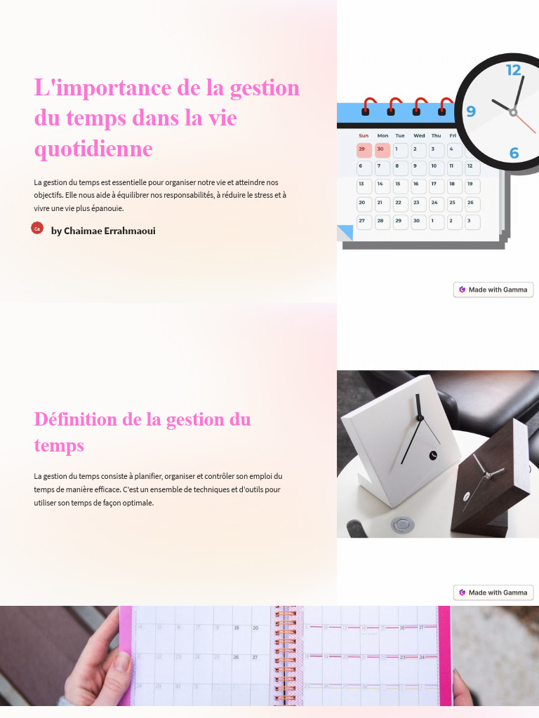 Gestion du temps au quotidien | PDF | Gestion du temps | Compétences ...