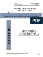 Memoria Des. Estructuras Colquepata