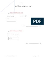 CLASSIFIED Answer Key PapersCh5 Inequalties and Linear Programming