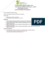 Atividade Pós-Encontro IB - Mec Clássica - Leis de Newton, Sistemas de Referência e Eq de Mov 2