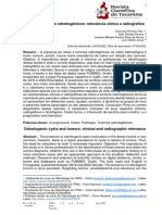 Cistos e Tumores Odontogênicos Relevância Clínica e Radiográfica