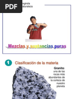 Mezclas y Sustancias Puras