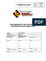 Sig-Gs-Prr-00 - Procedimiento de Control de Información Documentada