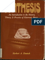 Deutsch Herbert A Synthesis An Introduction To The History Theory and Practice of Electronic Music 1976