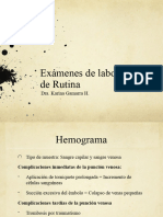 Exámenes de Lab. Rutina