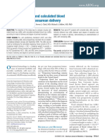 Pérdida de Sangre Estimada y Calculada Visualmente en Parto Vaginal y Cesárea