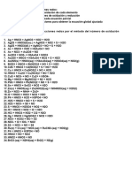 Ajustar Las Siguientes Reacciones Redox