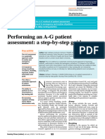 Performing An A G Patient Assessment A Step by Step Guide