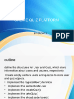 Online Quiz Platform: by Group 5