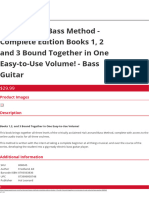 Hal Leonard Bass Method Complete Edition Books 1 2 and 3 Bound Together in One Easy To Use Volume Bass Guitar