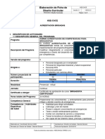 Elaboracion Ficha Diseño Curricular Brigadas