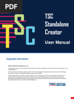 TSC Standalone Creator User Manual