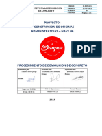 Sj-Pet-001 - Demolicion de Concreto