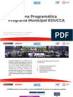 Cadena Programatica Del Programa Municipal EDUCCA 1
