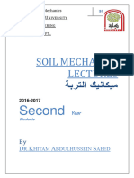 Mechanics Soil Lectures: Second
