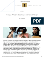 Gregg Araki's Teen Apocalypse Trilogy