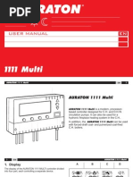 Instructiuni Auraton 1111 Multi Engleza