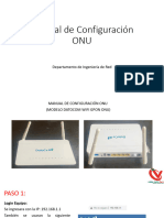Manual de Configuracion ONU HAYEX DATOCOM WIFI GPON ONU 4PORT WIFI - Ingenieria Cable Vision Peru