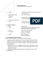 Form F - Pendistribusian Logistik PPK Ke PPS - Srengseng