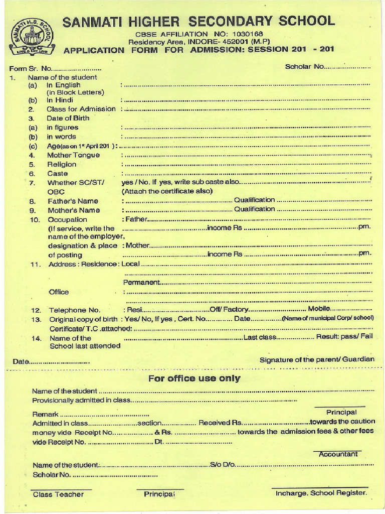 Admission | PDF