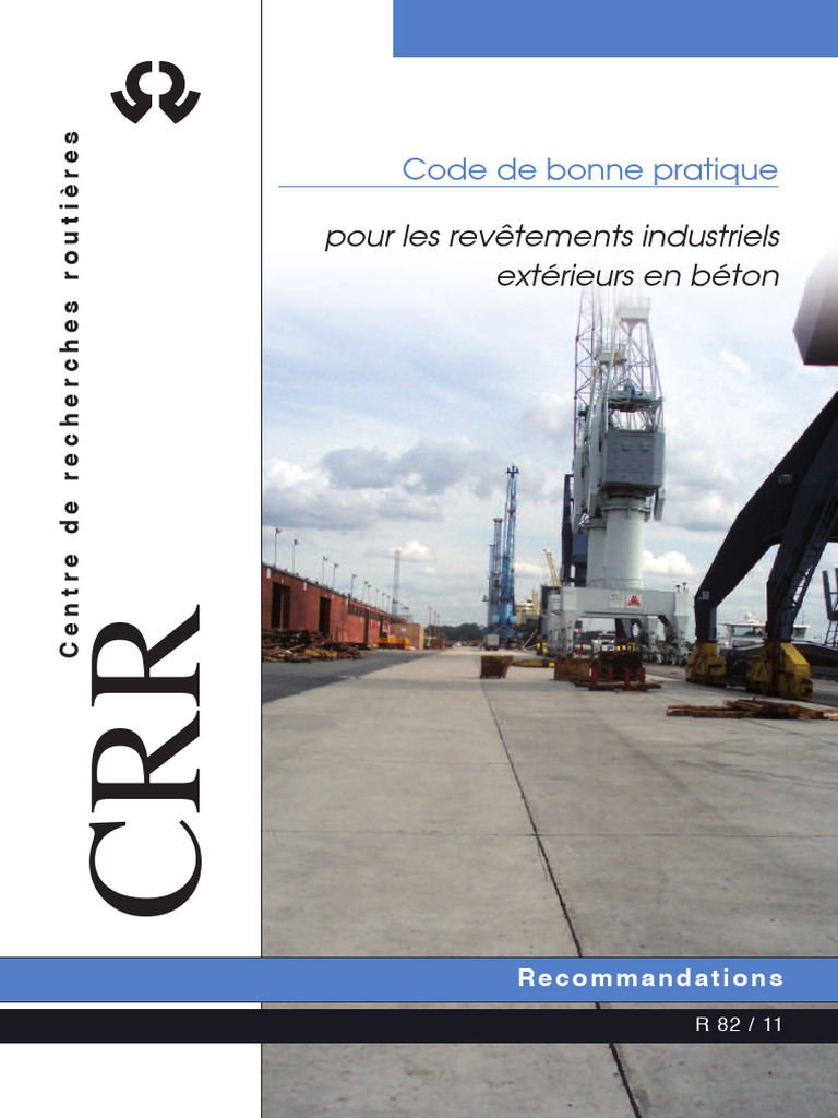 Code de pratique pour béton industriel | PDF | Béton | Parking