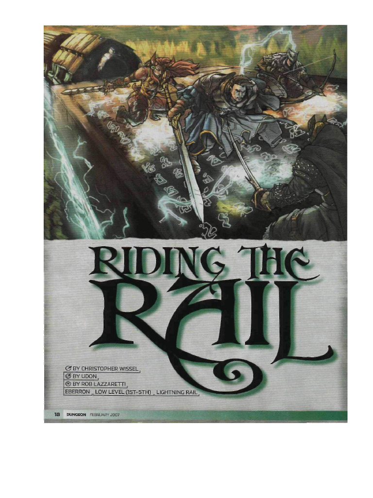 3.5e Riding The Rail (Rus) | PDF