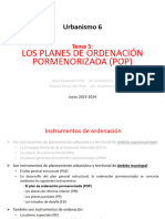 Tema 5 Planes de Ordenacion Pormenorizada