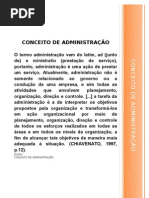 CONCEITO DE ADMINISTRAÇÃO