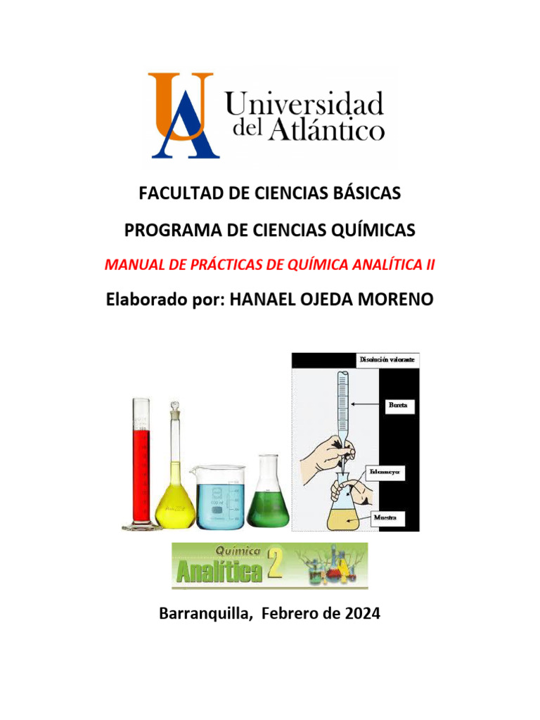 Manual De Qa 2 Nuevo Quimica Completo 2024 Pdf Calidad Comercial