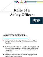 Role of Safety Officer