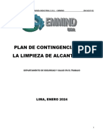 Plan de Contingencia Limpieza de Alcantarilla en Area Nitro