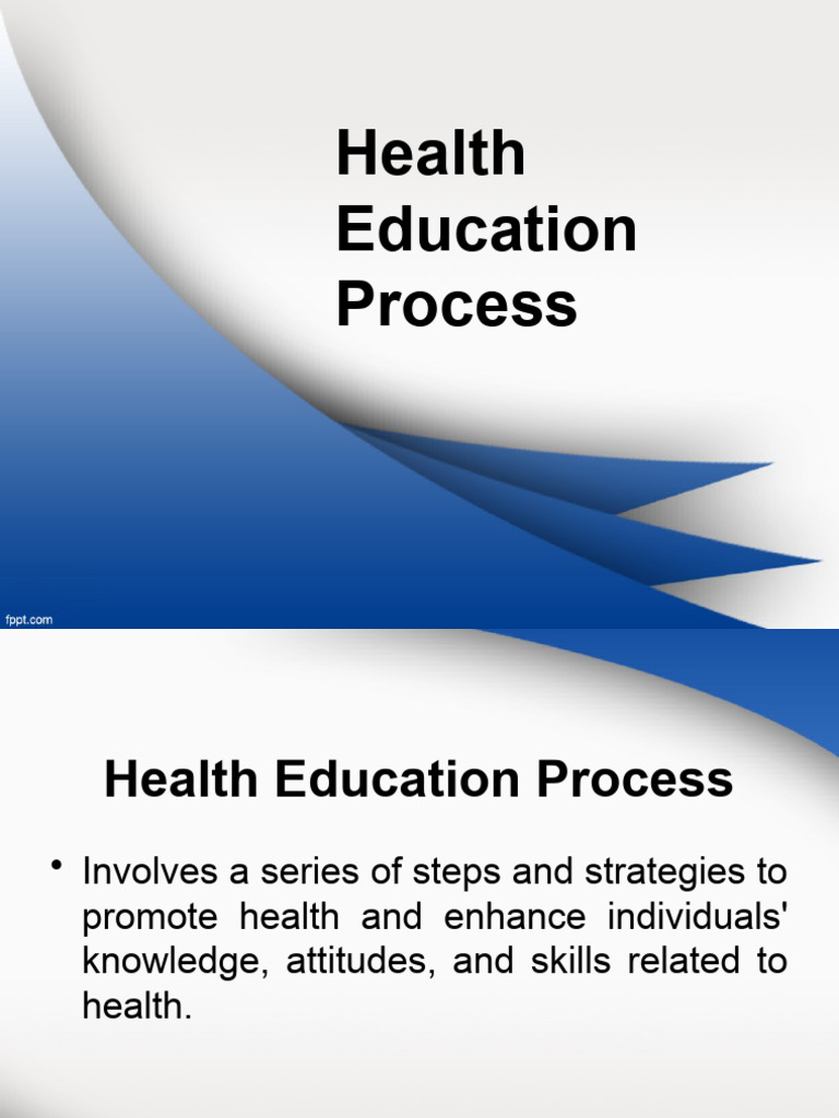 DIMENSIONS OF HEALTH EDUCATION PROCESS visual data 4