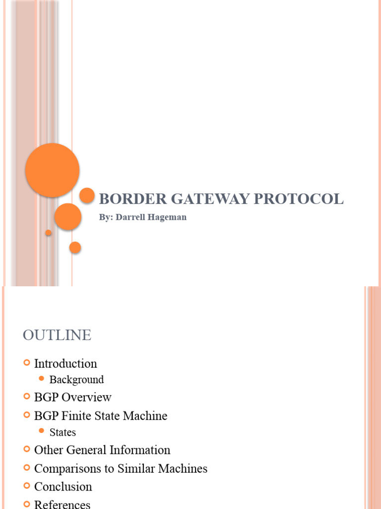 Border Gateway Protocol | PDF | Routing | Router (Computing)