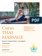 CURSO THAI MASSAGE - Natalia Olguin