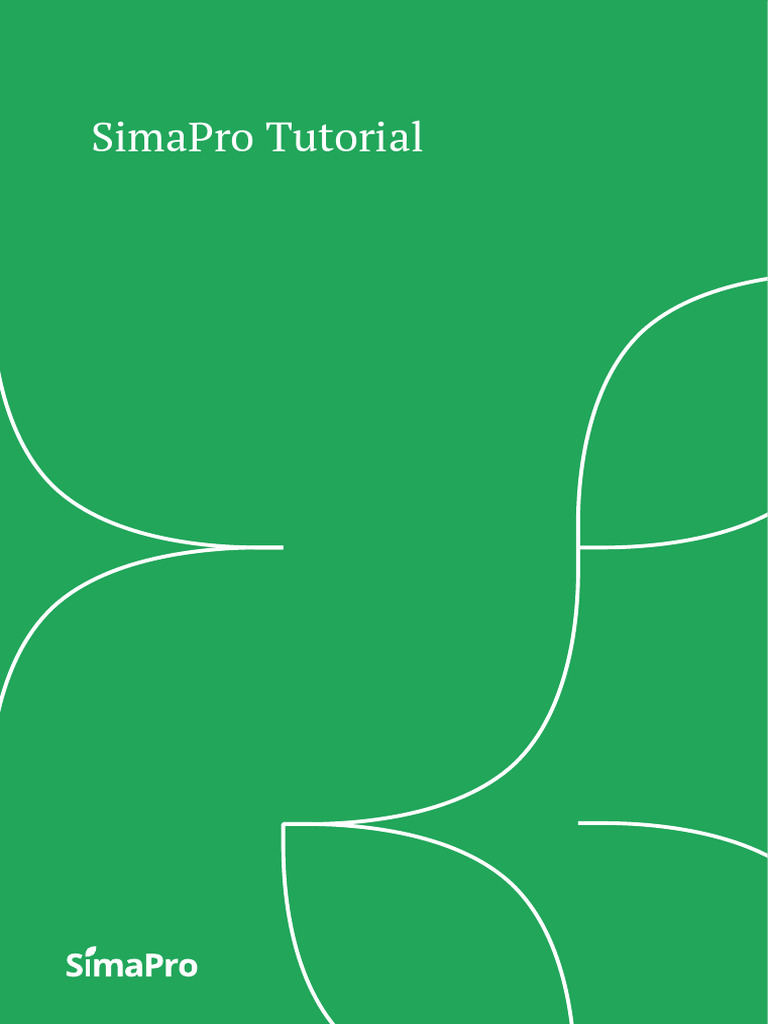 SimaPro Tutorial PDF Life Cycle Assessment