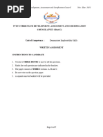 CDACC Level 6 Technical Drawing Exam | PDF | Technical Drawing | Drawing