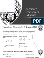 Ecuaciones Diferenciales Ordinarias