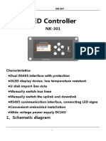 NK-301 LED Controller Data Sheet