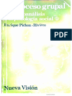 Enrique Pichon - Riviere - Del Psicoanalisis A La Psicologia Social