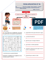 5° FICHAS DE TRABAJO - 1 Semana