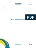 Guía Acceso PGPlanning