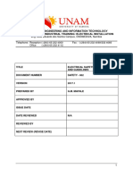 Electrical Safety and Guidlines - ELECTRICAL INSTALLATION