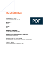 Actividad 2. Caso Practico Sobre El Calculo de Integrales