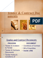 Tender Contract Document