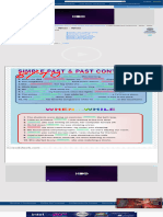 Ejercicio de Past Simple and Continuous - When - While